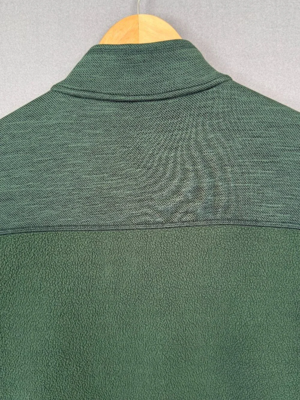 Turtleson Steele Full Zip Fleece Vest Green Men's L White Eagle Golf Club